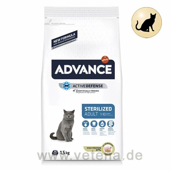 Advance Sterilized Trockenfutter Für Katzen 3 Advance Sterilized Trockenfutter Für Katzen