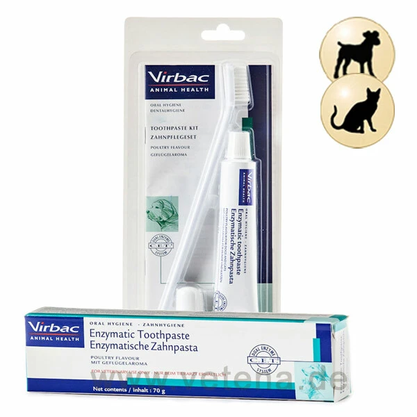 Virbac C.E.T. Zahnpasta & Zahnpflegeset Für Hunde & Katzen 3 Virbac C.E.T. Zahnpasta & Zahnpflegeset Für Hunde & Katzen