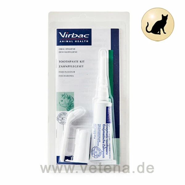 Virbac C.E.T. Zahnpflegeset Inkl. Zahnpasta Für Katzen 3 Virbac C.E.T. Zahnpflegeset Inkl. Zahnpasta Für Katzen
