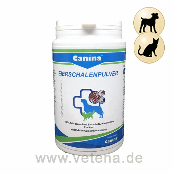 Canina Eierschalenpulver Hund & Katze 3 Canina Eierschalenpulver Hund & Katze