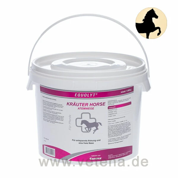 Canina Equolyt Kräuter Horse Atemwege 3 Canina Equolyt Kräuter Horse Atemwege