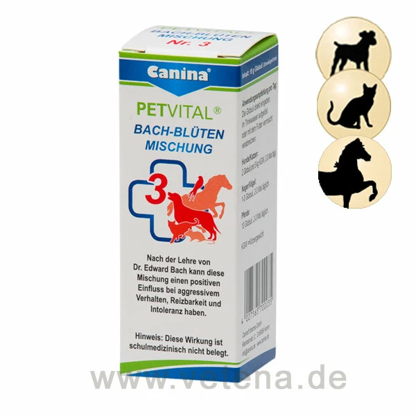 Canina PETVITAL Bachblüten Nr. 3 Aggression 3 Canina PETVITAL Bachblüten Nr. 3 Aggression
