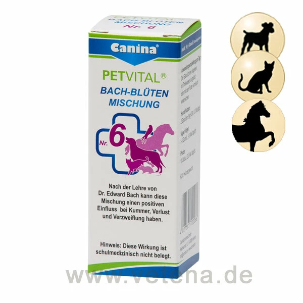 Canina PETVITAL Bachblüten Nr. 6 Verlust 3 Canina PETVITAL Bachblüten Nr. 6 Verlust