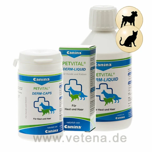 Canina Petvital Derm-Caps & Derm-Liquid 3 Canina Petvital Derm-Caps & Derm-Liquid