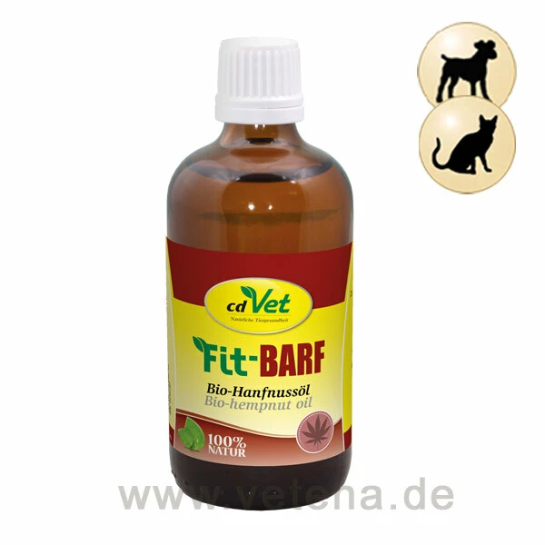 CdVet Fit-BARF Bio-Hanfnussöl 3 CdVet Fit-BARF Bio-Hanfnussöl