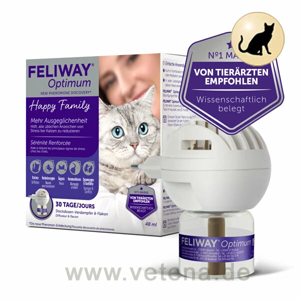 CEVA Feliway Optimum Start-Set & Nachfüllflakon 3 CEVA Feliway Optimum Start-Set & Nachfüllflakon