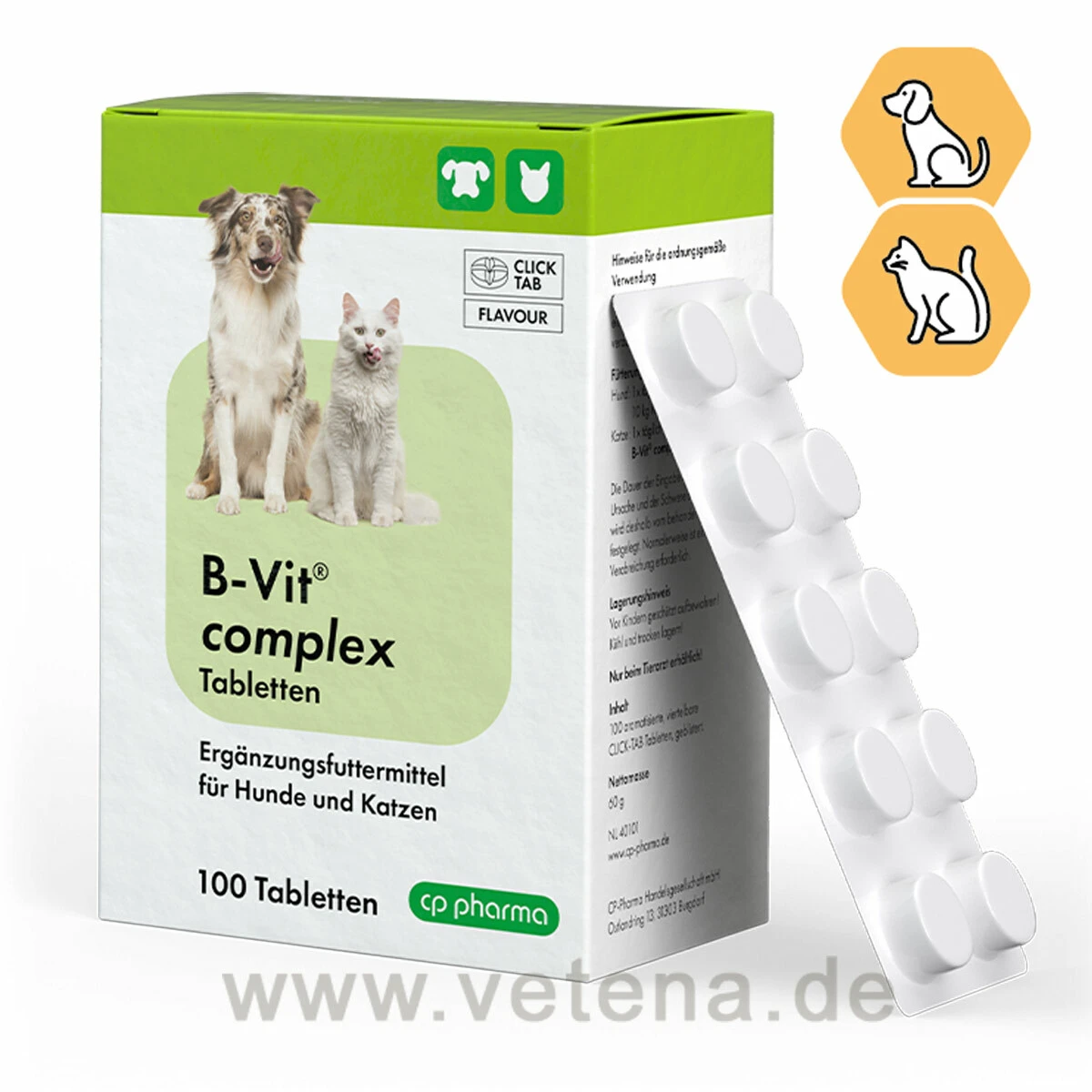 CP-Pharma B-Vit Complex Tabletten Für Hunde & Katzen 3 CP-Pharma B-Vit Complex Tabletten Für Hunde & Katzen