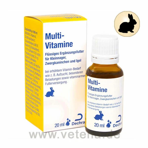 Dechra Multi-Vitamine Nager 3 Dechra Multi-Vitamine Nager