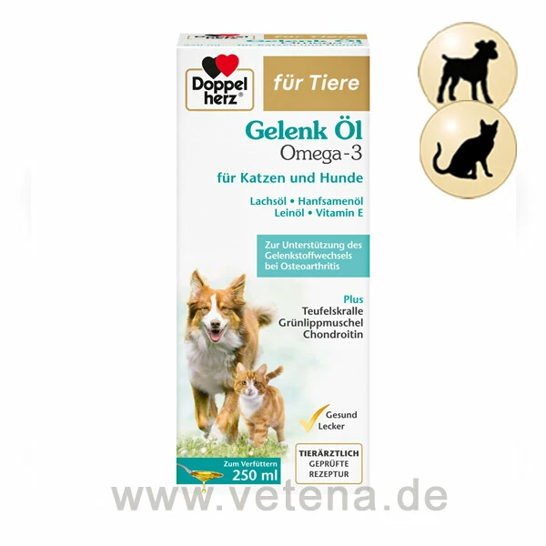 Doppelherz Gelenk Öl Omega-3 Für Tiere 3 Doppelherz Gelenk Öl Omega-3 Für Tiere