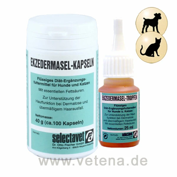 Ekzedermasel Kapseln & Tropfen 3 Ekzedermasel Kapseln & Tropfen