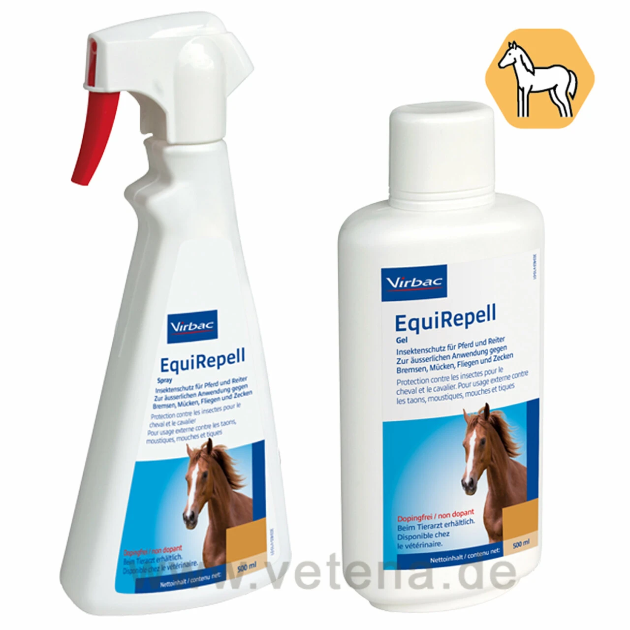 Virbac EquiRepell Gel & Spray 3 Virbac EquiRepell Gel & Spray