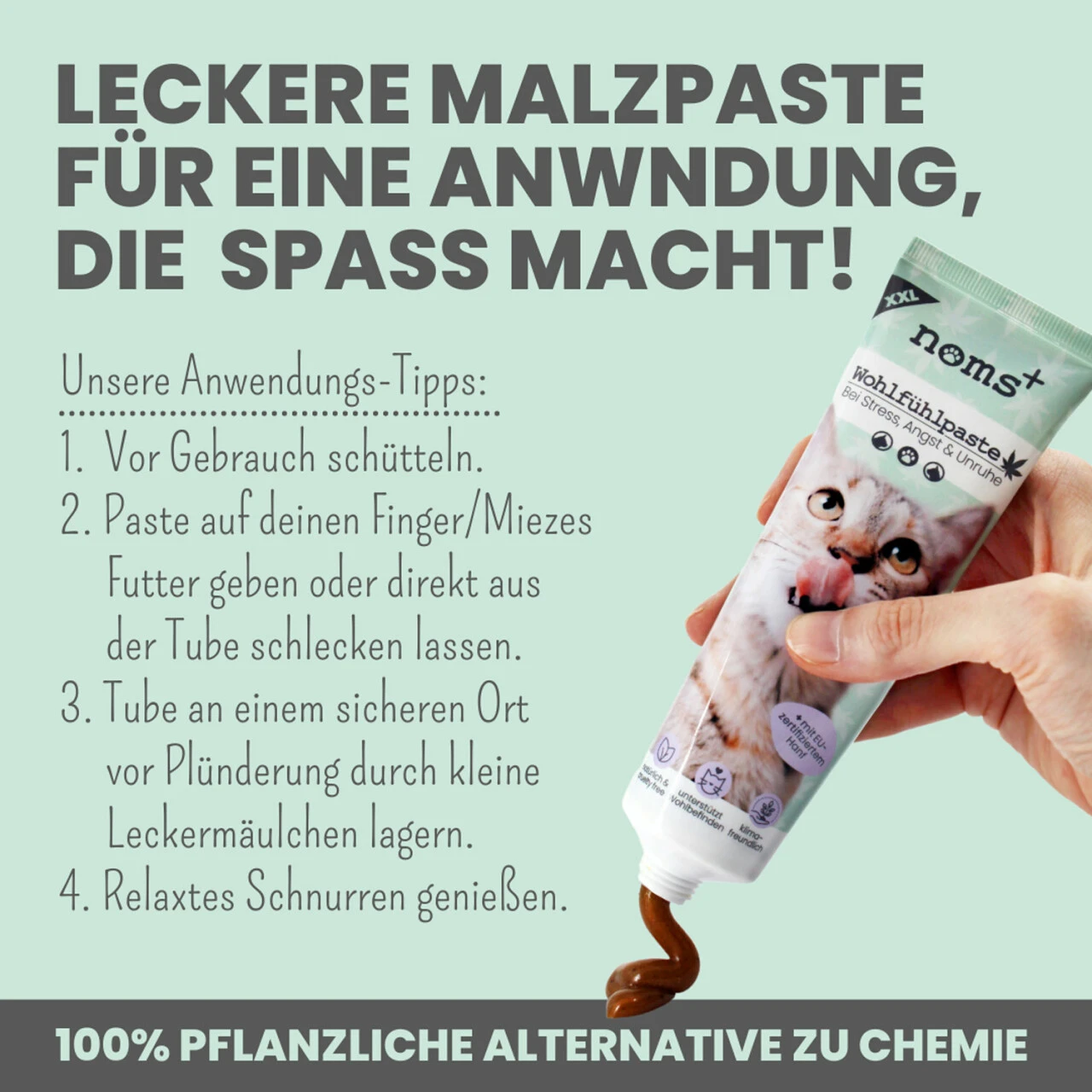 Noms+ Wohlfühlpaste Für Katzen 6 Noms+ Wohlfühlpaste Für Katzen – Bild 4