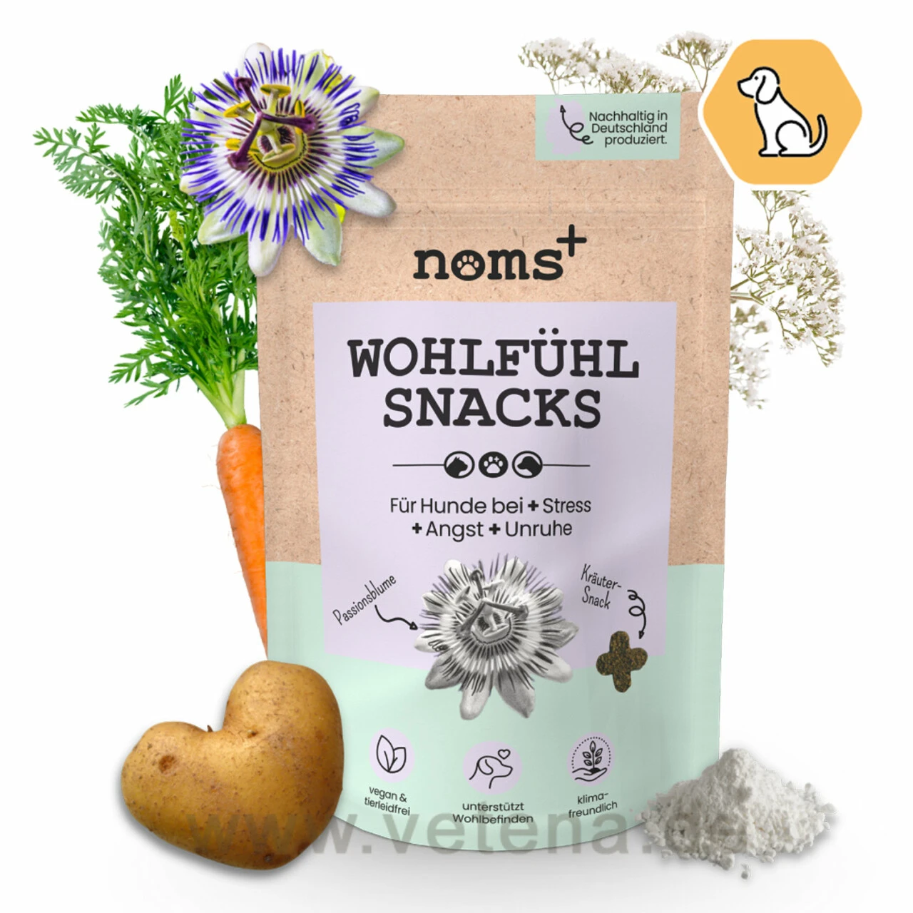 Noms+ Wohlfühlsnacks Für Hunde 3 Noms+ Wohlfühlsnacks Für Hunde