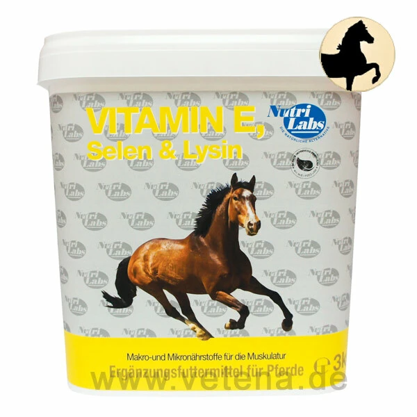 NutriLabs Vitamin E, Selen + Lysin 3 NutriLabs Vitamin E, Selen + Lysin