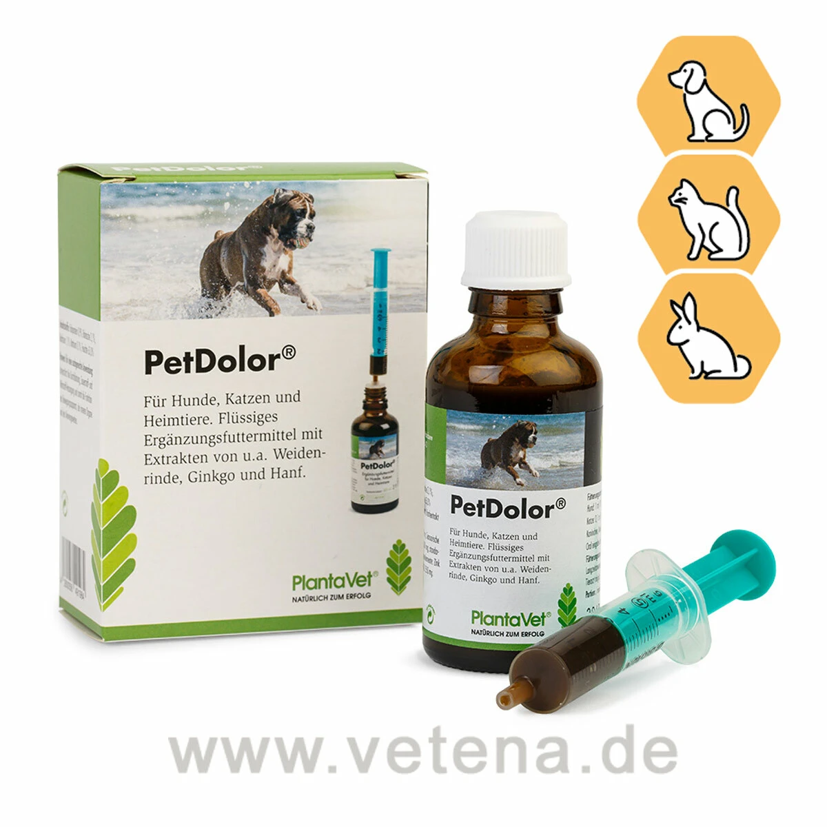PlantaVet PetDolor Für Hunde, Katzen & Nager 3 PlantaVet PetDolor Für Hunde, Katzen & Nager