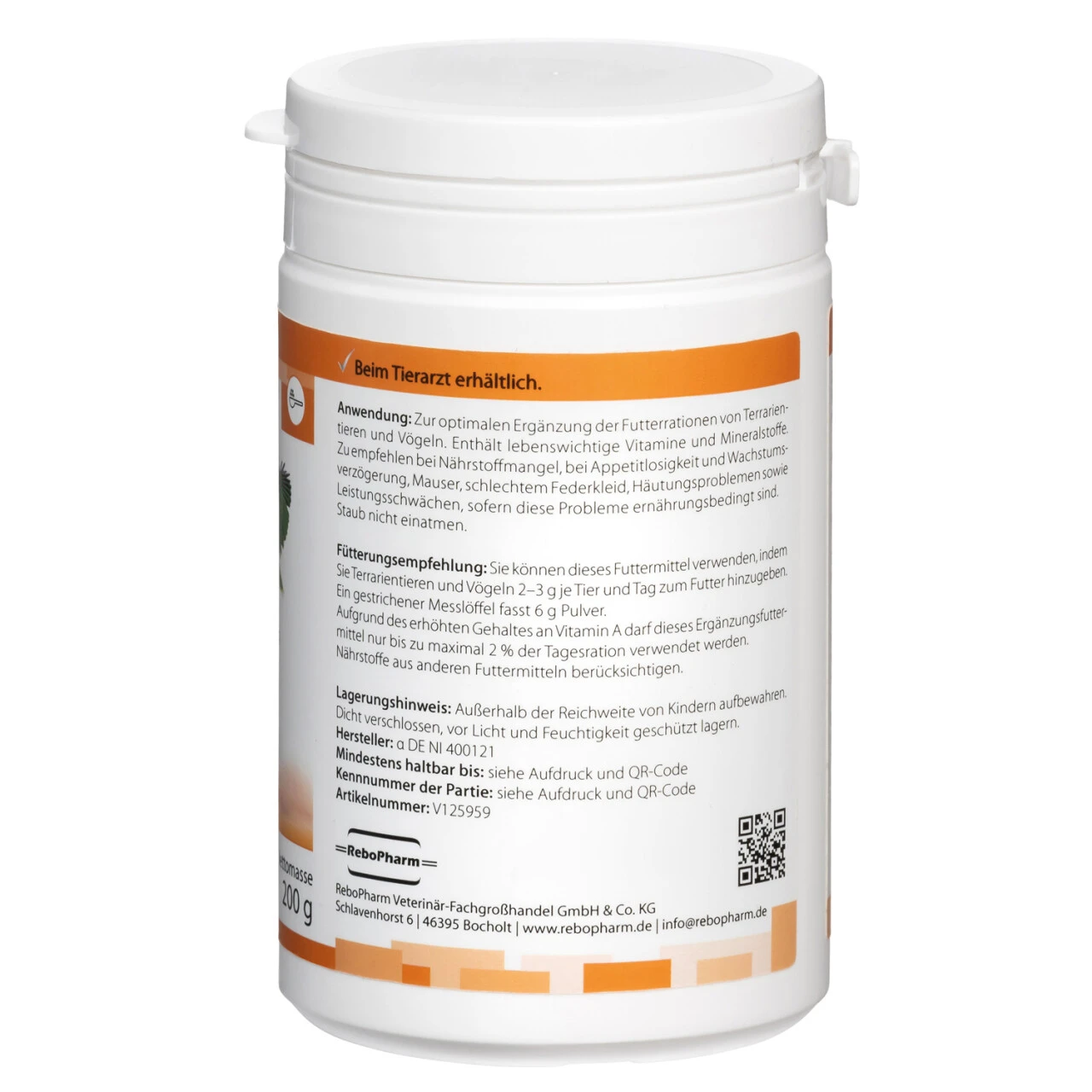 ReboVet REBOMin Für Vögel & Reptilien 7 ReboVet REBOMin Für Vögel & Reptilien – Bild 5