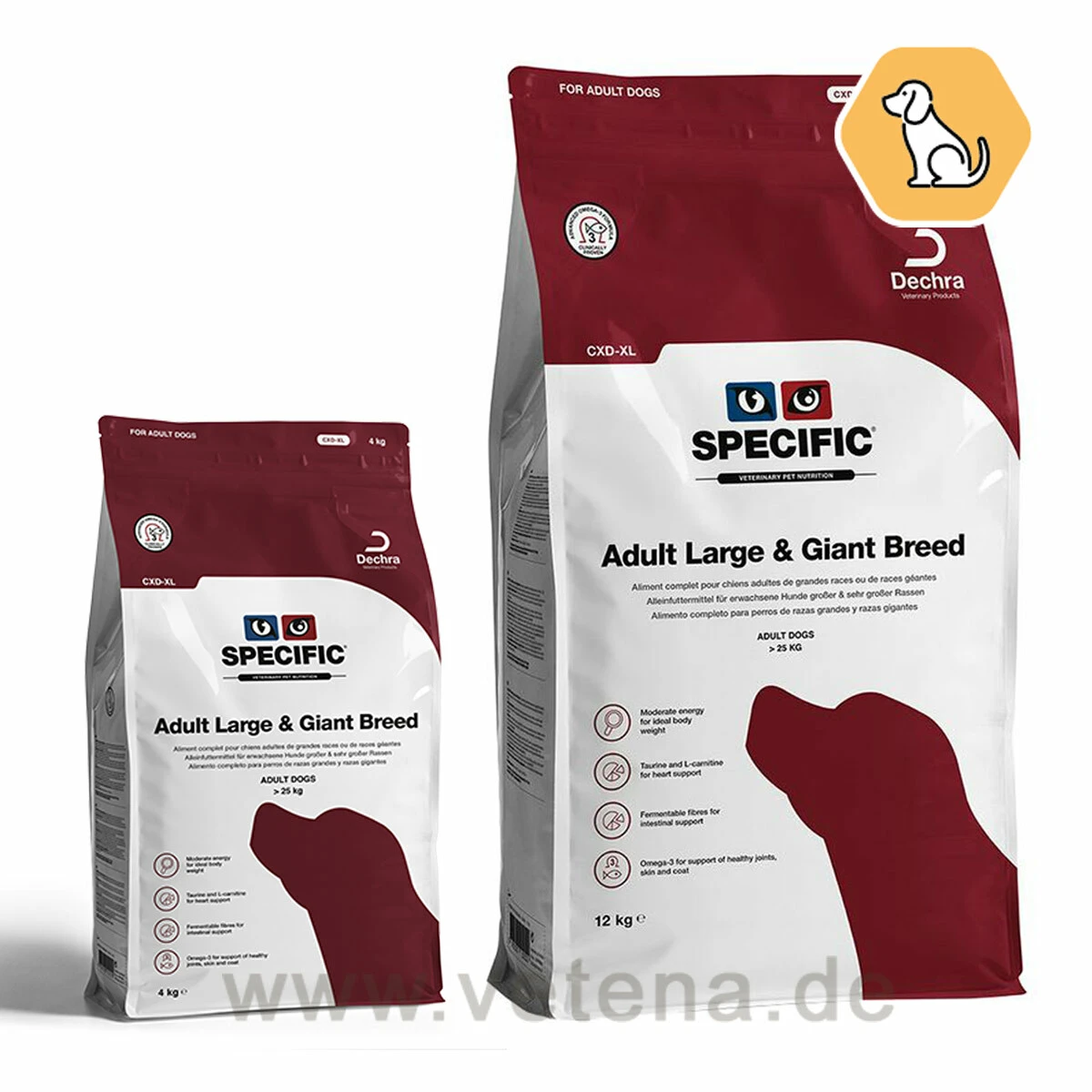 Specific Adult Large & Giant Breed CXD-XL Trockenfutter Für Hunde 3 Specific Adult Large & Giant Breed CXD-XL Trockenfutter Für Hunde