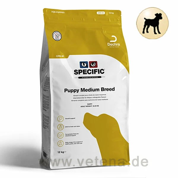 Specific Puppy Medium Breed CPD-M Trockenfutter Für Hunde 3 Specific Puppy Medium Breed CPD-M Trockenfutter Für Hunde