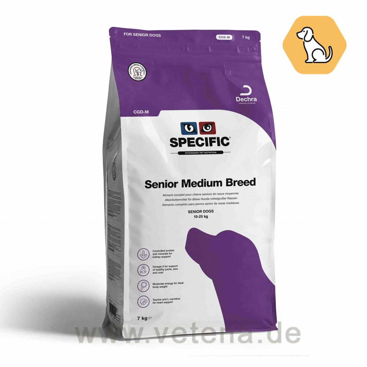 Specific Senior Medium Breed CGD-M Trockenfutter Für Hunde 3 Specific Senior Medium Breed CGD-M Trockenfutter Für Hunde