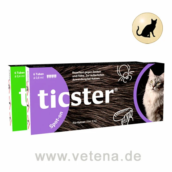DECHRA Ticster Spot-on Für Katzen 3 DECHRA Ticster Spot-on Für Katzen