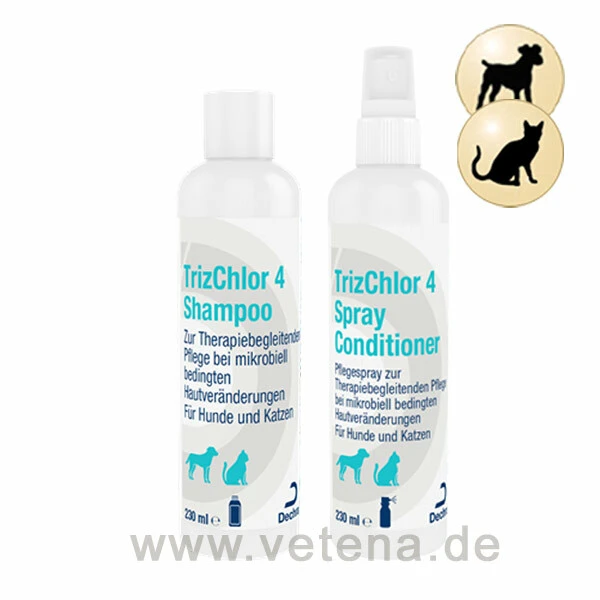 DECHRA TrizChlor 4 Shampoo & Spray 3 DECHRA TrizChlor 4 Shampoo & Spray