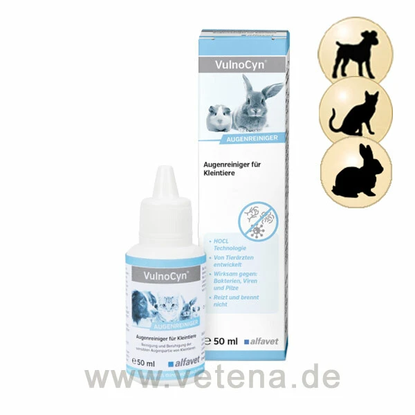 VulnoCyn Augenreiniger Für Kleintiere 3 VulnoCyn Augenreiniger Für Kleintiere