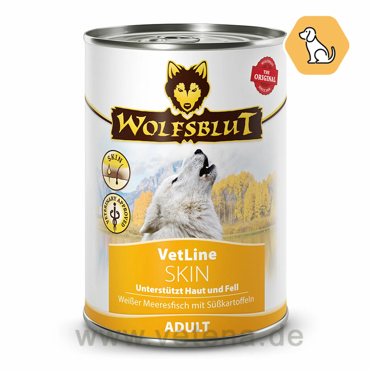 Wolfsblut VetLine Skin & Coat Nassfutter Für Hunde 3 Wolfsblut VetLine Skin & Coat Nassfutter Für Hunde